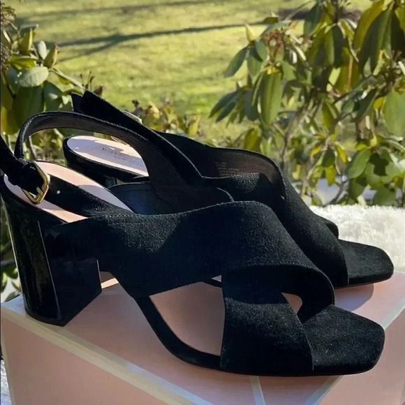 Kate Spade Black Block Heel sandals - Picture 3 of 9